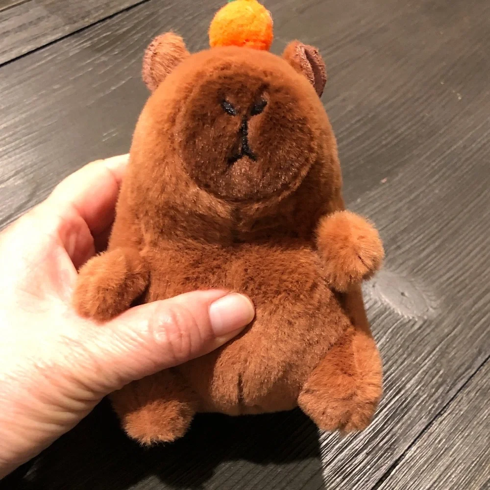 Brown Plush Capybara Toy
